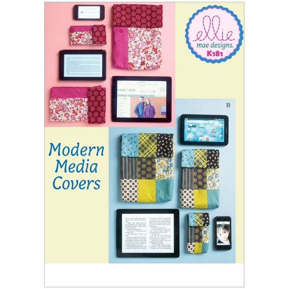 Kwik Sew Sewing Pattern B181 Electronic Device‎ Cases